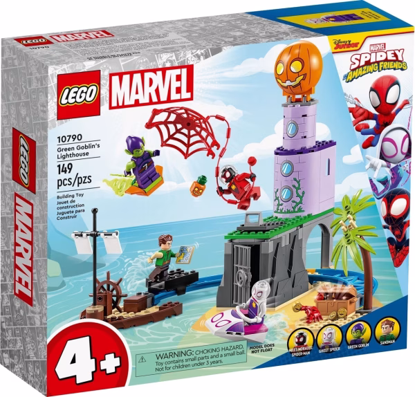 LEGO Marvel Super Heroes 10790 Spideys Team an Green Goblins Leuchtturm