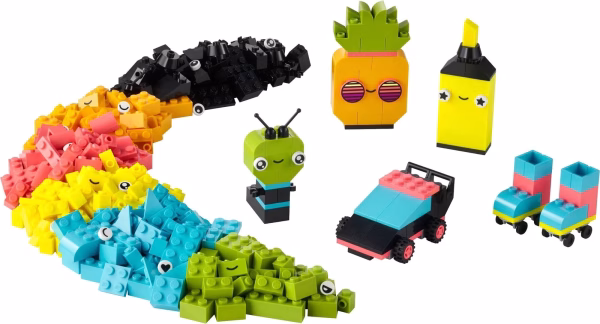 LEGO Classic 11027 Neon Kreativ-Bauset – Bild 2