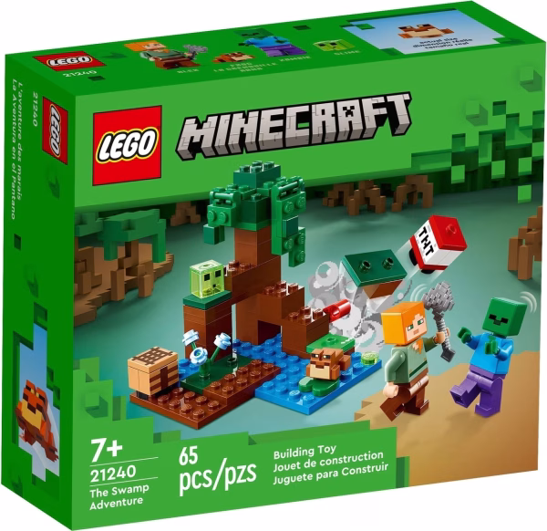 LEGO Minecraft 21240 Das Sumpfabenteuer