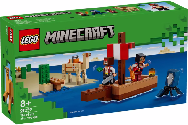 LEGO Minecraft 21259 Die Piratenschiffreise