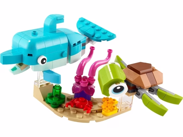 LEGO Creator 31128 Delfin und Schildkröte – Bild 2