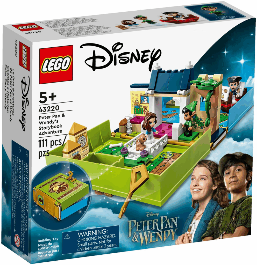 LEGO Disney 43220 Peter Pan & Wendy – Märchenbuch-Abenteuer