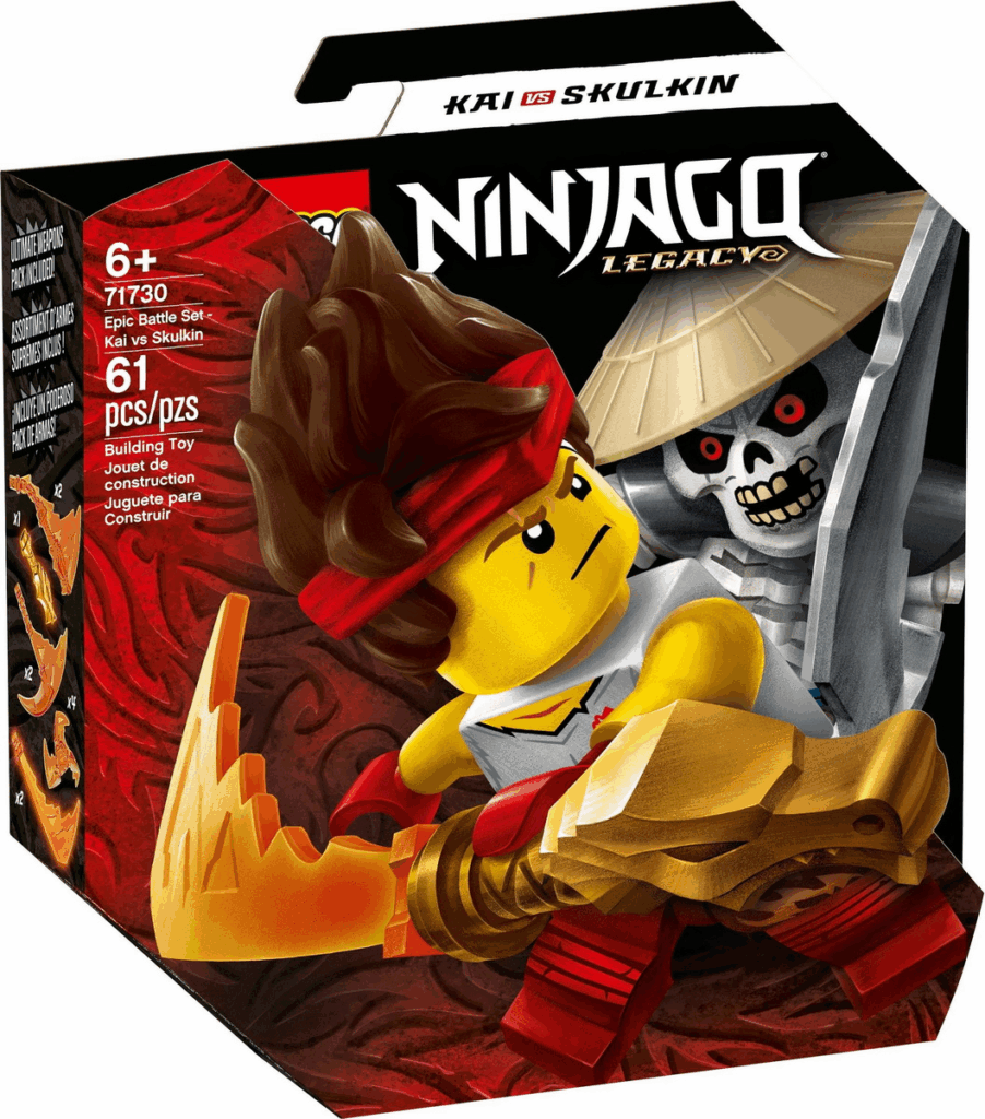 LEGO Ninjago 71730 Battle Set: Kai vs. Skulkin