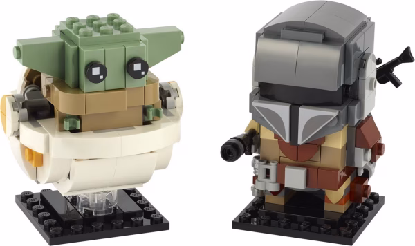 LEGO BrickHeadz 75317 Der Mandalorianer™ und das Kind – Bild 2