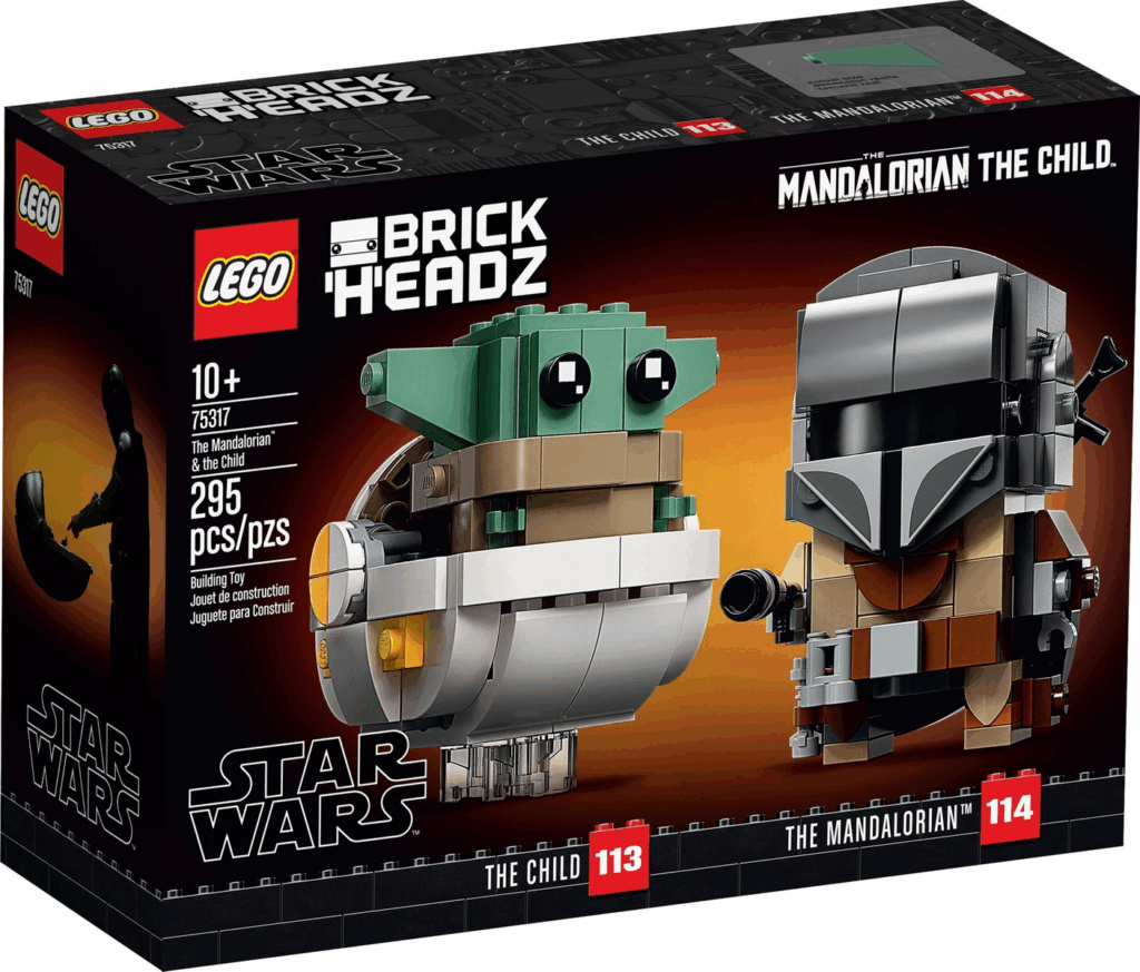 LEGO BrickHeadz 75317 Der Mandalorianer™ und das Kind