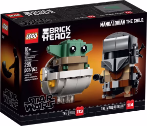 LEGO BrickHeadz 75317 Der Mandalorianer™ und das Kind