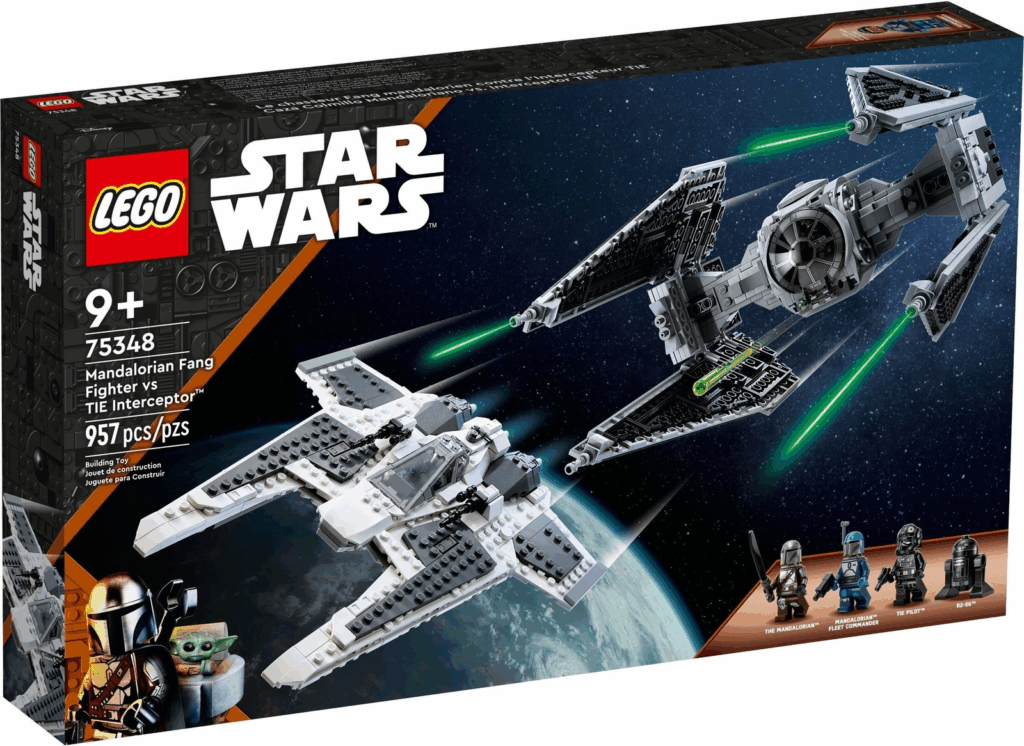 LEGO Star Wars 75348 Mandalorianischer Fang Fighter vs. TIE Interceptor™
