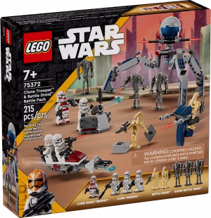 LEGO Star Wars 75372 Clone Trooper™ & Battle Droid™ Battle Pack