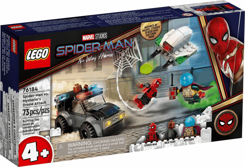LEGO Marvel Super Heroes 76184 Mysterios Drohnenattacke auf Spider-Man
