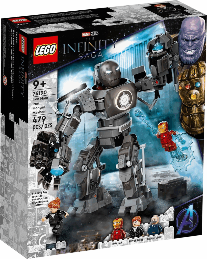 LEGO Marvel Super Heroes 76190 Iron Man und das Chaos durch Iron Monger