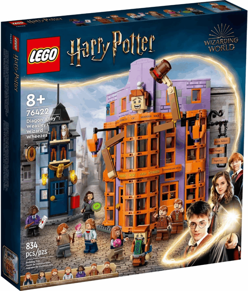 LEGO Harry Potter 76422 Winkelgasse™: Weasleys Zauberhafte Zauberscherze