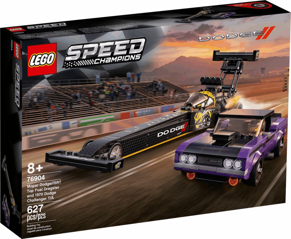 LEGO Speed Champions 76904 Mopar Dodge//SRT Dragster & 1970 Dodge Challenger