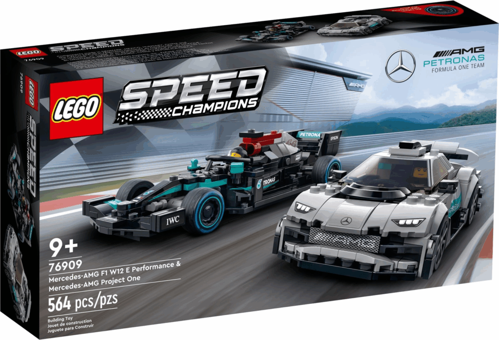 LEGO Speed Champions 76909 Mercedes-AMG F1 W12 E Performance & Mercedes-AMG Project One